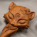 Mộc Foxy – Bàn Chải Tóc Gỗ Đàn Hương Massage (Golden Green Sandalwood) – Little Fox Edition