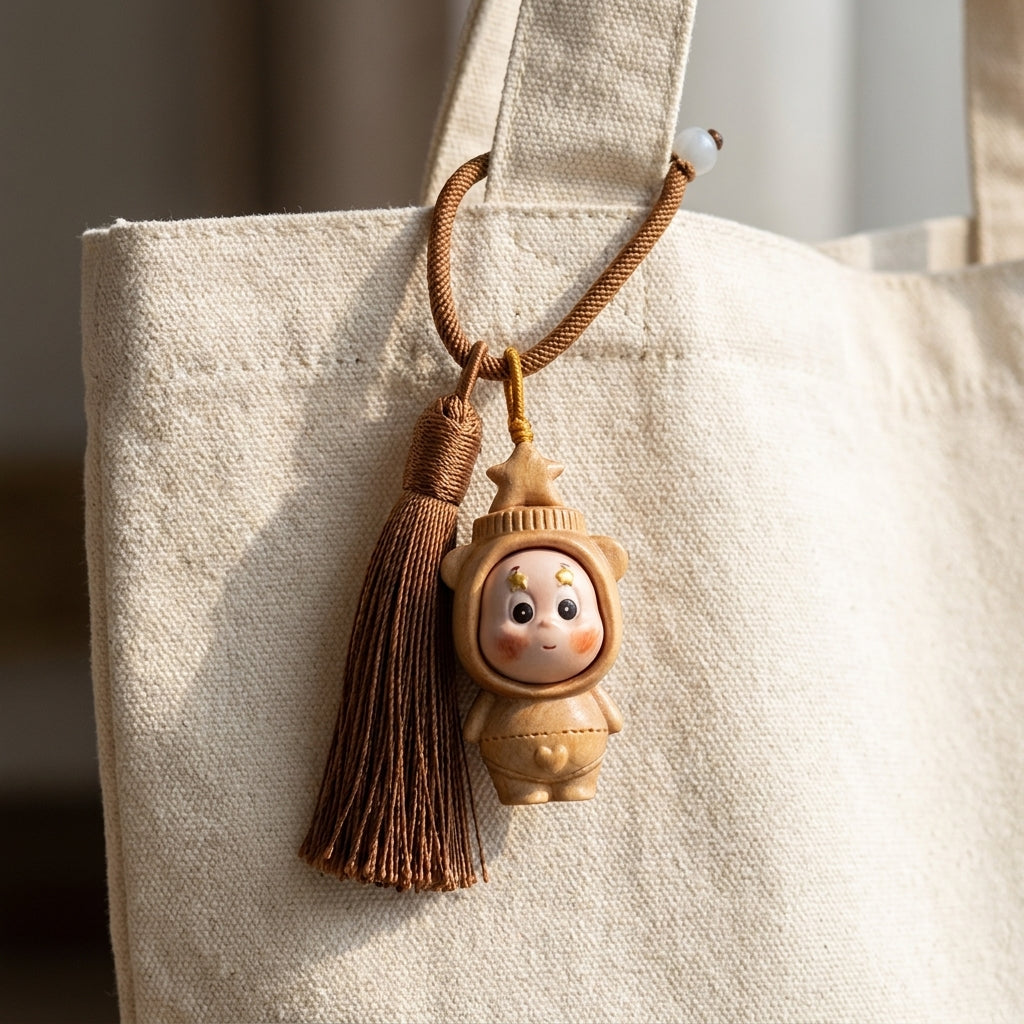 ⭐ Mộc Charm — Cosmo | Wooden Companion Charm
