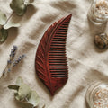 Mộc Maple – Lược Gỗ Lá Phong Khắc Thủ Công | Maple Leaf Wooden Comb