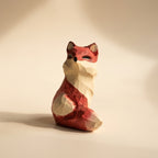Mộc Aki — Bé Cáo Aki | Little Wooden Fox Figure 🦊