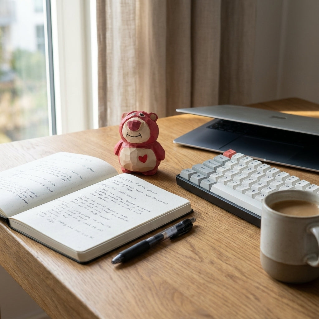 Mộc Berry — Bé Gấu Berry | Little Wooden Bear Figure 🐻