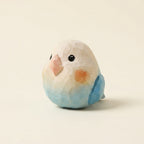 🕊️ Mộc Lune — Little Blue Bird | Tiny Wooden Bird Figure