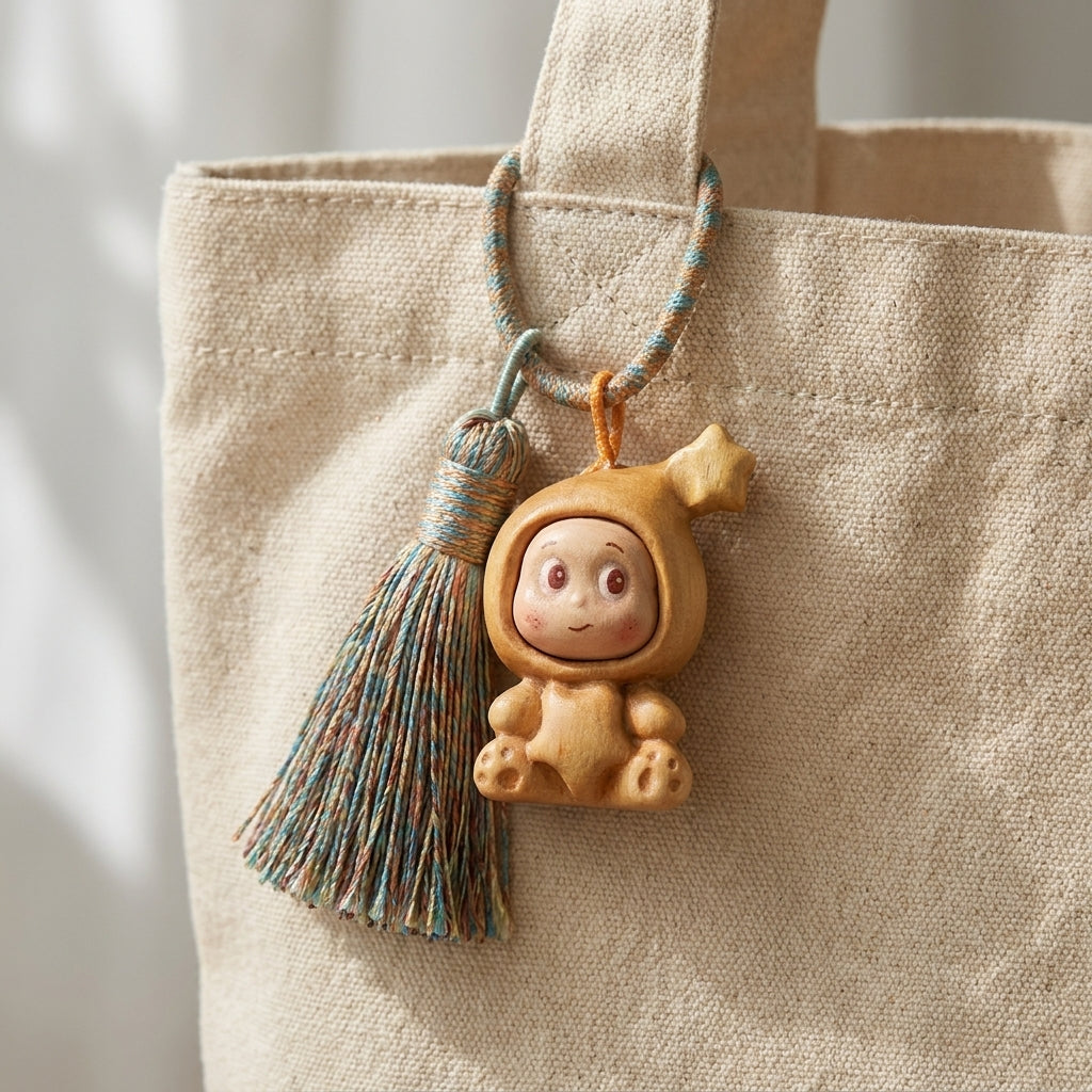 ⭐ Mộc Charm — Dreamie | Wooden Companion Charm