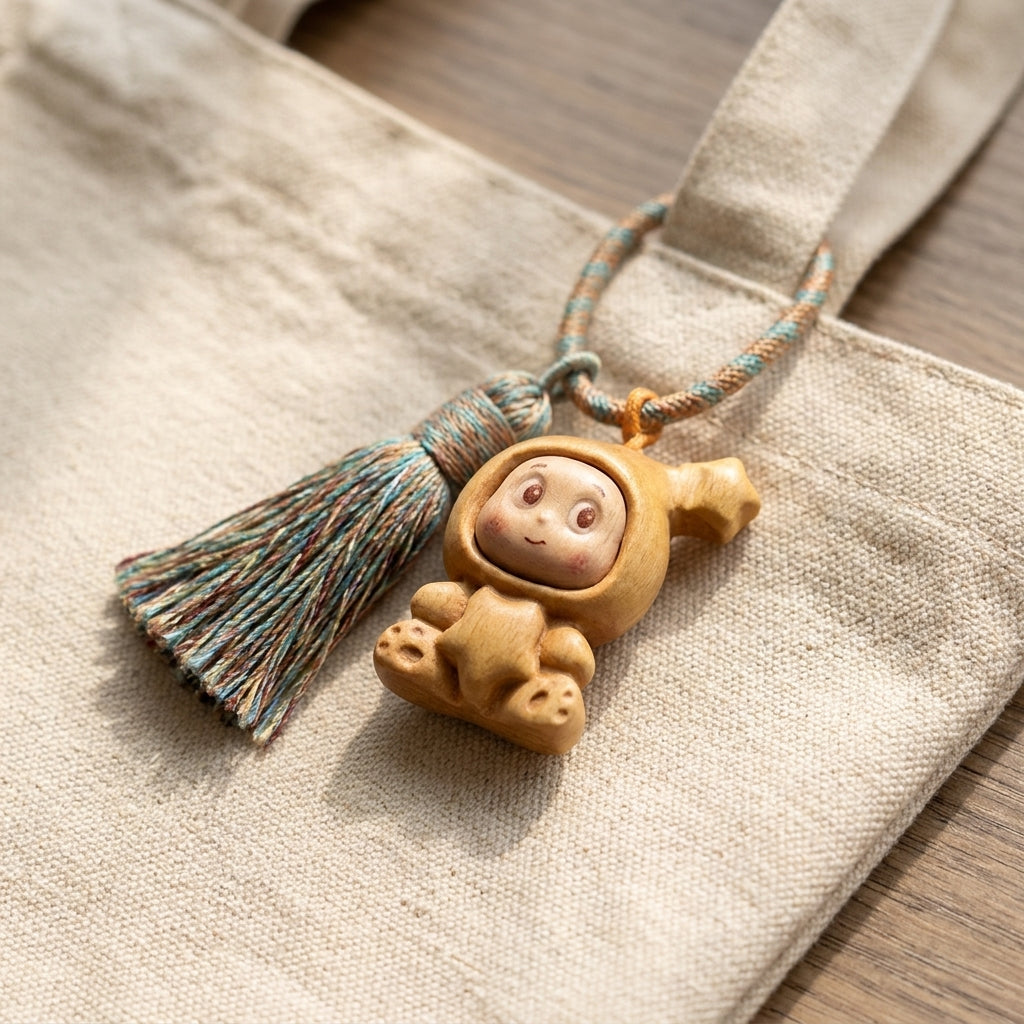 ⭐ Mộc Charm — Dreamie | Wooden Companion Charm