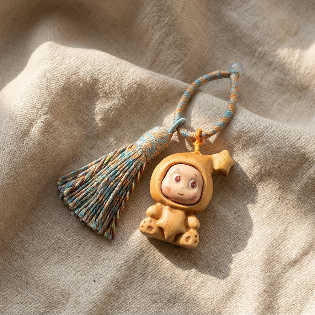⭐ Mộc Charm — Dreamie | Wooden Companion Charm