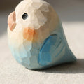 🕊️ Mộc Lune — Little Blue Bird | Tiny Wooden Bird Figure