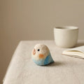 🕊️ Mộc Lune — Little Blue Bird | Tiny Wooden Bird Figure