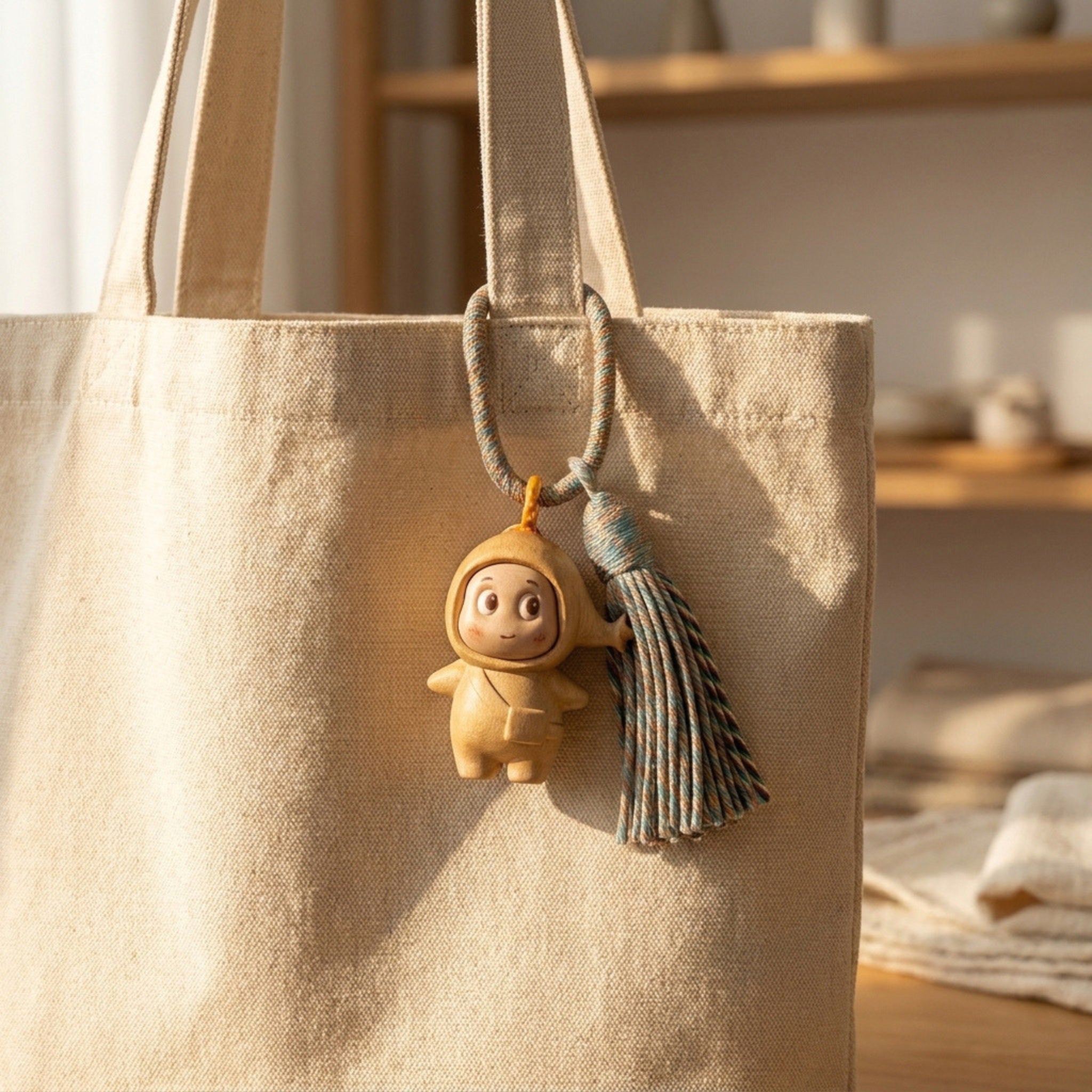 Mộc Charm — Nobi | Wooden Companion Charm