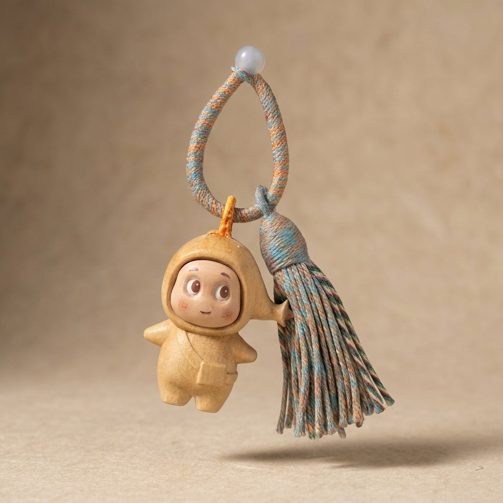 Mộc Charm — Nobi | Wooden Companion Charm