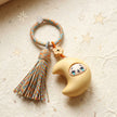 Mộc Charm — Crying Baby Moon | Wooden Emoji Charm