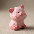 Mộc Pinklet — Bé Heo Gỗ Hồng | Pink Wooden Pig Figure 🐷🌸