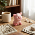 Mộc Pinklet — Bé Heo Gỗ Hồng | Pink Wooden Pig Figure 🐷🌸