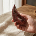 Mộc Maple – Lược Gỗ Lá Phong Khắc Thủ Công | Maple Leaf Wooden Comb