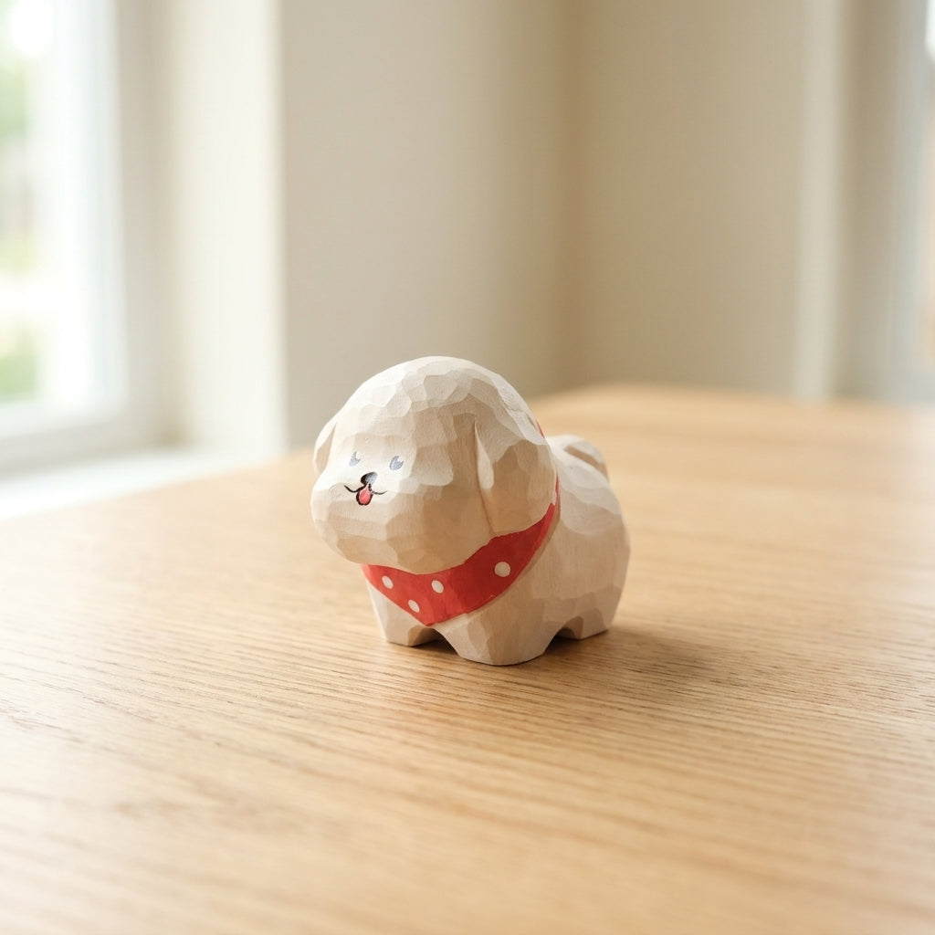 Mộc Shiro — Bé Cún Shiro | Little Wooden Puppy Figure 🐶