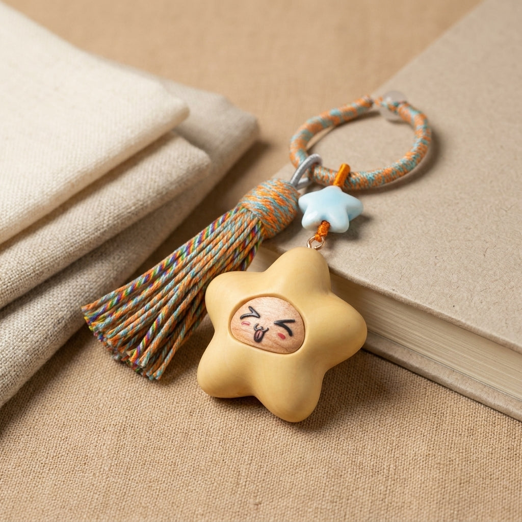 Mộc Charm — Silly Chaos Star | Wooden Charm