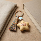 Mộc Charm — Silly Chaos Star | Wooden Emoji Charm