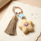 Mộc Charm — Tiny Rage Star | Wooden Emoji Charm