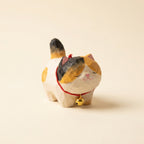 Mộc Mikan — Bé Mèo Mikan | Little Wooden Cat Figure 🐈