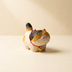 Mộc Mikan — Bé Mèo Mikan | Little Wooden Cat Figure 🐈