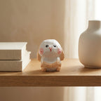Mộc Momo — Bé Thỏ Má Hồng | Little Wooden Bunny Figure 🐰
