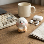 Mộc Momo — Bé Thỏ Má Hồng | Little Wooden Bunny Figure 🐰